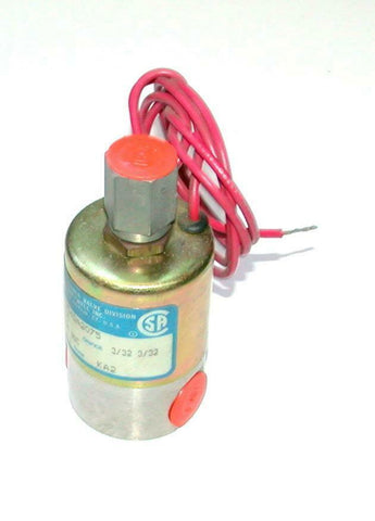 Skinner  V54DA2075  Solenoid Valve 24 VDC 11 Watts 1/4 NPT