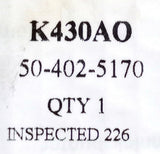 Domnick Hunter K430AO Compressed Air Dryer Filter Replacement 50-402-5170