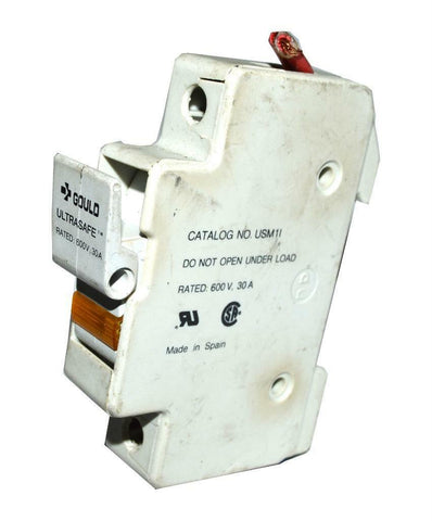 GOULD SHAWMUT USM11 FUSE HOLDER 600 VOLT 30 AMP (3 AVAILABLE)