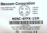 Mencom Corp. MINC-4FPX-15M Min Cordset 4-Pin 15M Cable (2 Available)