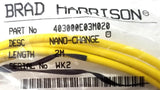 Brad Harrison 403000E03M020 Nano-Change Molded Cord 2M Length (Lot of 2)