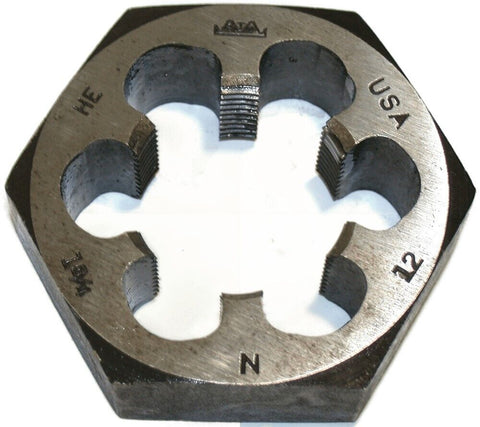 Greenfield Hex Rethreading Die for 1 3/4"-12 Thread Made in the USA