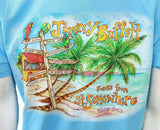 Gildan Men's Jimmy Buffett Songs From St. Somewhere Tour 2013 Blue Shirt Size L