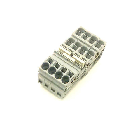 New Wago  2010-1301  Top Job 4-Position Terminal Block 20-6 AWG  65 Amp 600 VAC