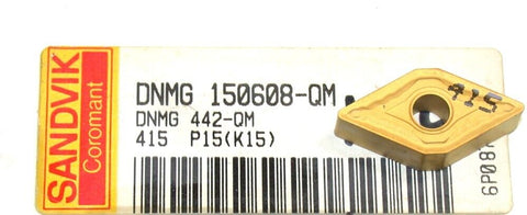 Lot of 10 New Sandvik T-Max P Turning Carbide Inserts DNMG 15 06 08-QM 415