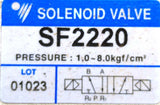 YPC SF2220 Solenoid Valve 5-Port 1/4"NPT 1-10BAR 24VDC 1.5-8KGF/CM²