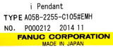 FANUC A05B-2255-C105#EMH i-Pendant Teach Pendant P000212-2014-11
