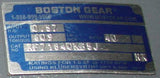 New Boston Gear   RF71840KB5J  Gearbox Ratio 40: 1  0.57 Input HP