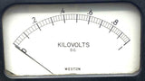 Weston 0-1.0 Kilovolts DC Panel Meter
