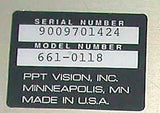 PPT Vision 661-0118 Passport 440 Vision Camera Power Supply