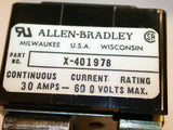 UP TO 8 NEW ALLEN BRADLEY 3P 30A 600V FUSE BLOCKS 1491-N126