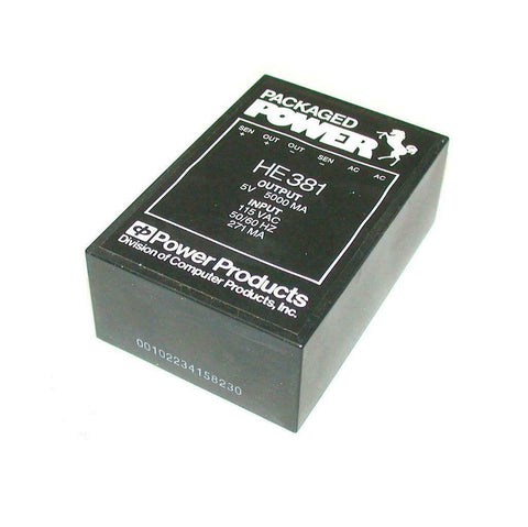 New Power Products Packaged Power   HE381  Power Supply Module  5 VDC