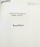 California Instruments Model 1001TC AC Power Source Instruction Manual