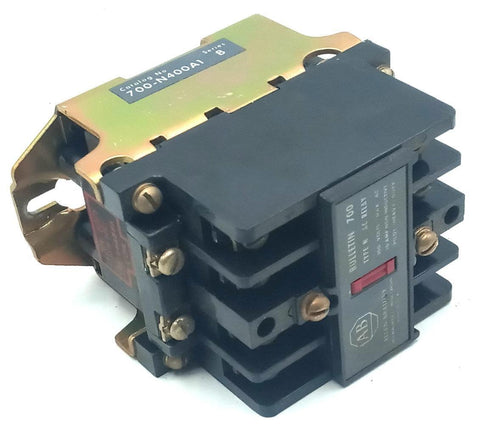 Allen-Bradley 700-N400A1 Ser. B Industrial Relay 10A 120VAC Coil 50/60HZ