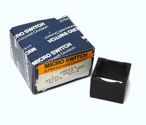 NEW HONEYWELL MICROSWITCH PMPZ54 PUSHBUTTON BEZEL BLACK SQUARE HALF GUARD