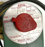 Asco 8210D8 Red Hat Solenoid Shut Off Valve w/ Wiring