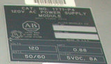 Allen Bradley  1771-P4  PLC Power Supply120 VAC  8 Amp