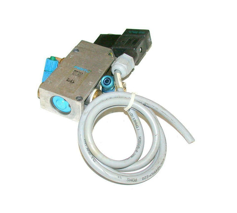 FESTO SOLENOID VALVE ASSEMBLY  110/120 VAC  MODEL MFH-5 1/4 (2 AVAILABLE)
