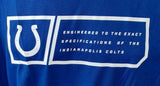 Nike Dri-Fit Men's Indianapolis Colts Engineered Blue Short Sleeve Shirt Size XL
