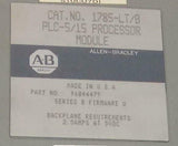 Allen Bradley 1785-LT/B  PLC5 CPU Processor Firmware Rev. U Series B