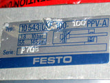 FESTO ANODISED ALUMINUM CYLINDER 10543 DKE-100-100PPV