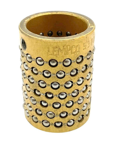 Lempco 9311009 Brass Precision Ball Bearing Retainer Cage 2-1/4" L 1-1/4" ID