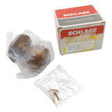 Schlage A170 ORBX613 Grade 2 Single Dummy Knob Orbit Oil Rubbed Bronze No Handed