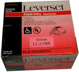 S. Parker Keyed Grade 2 Contractor 2 3/4" Backset Leverset XL8160A26DIC NIB