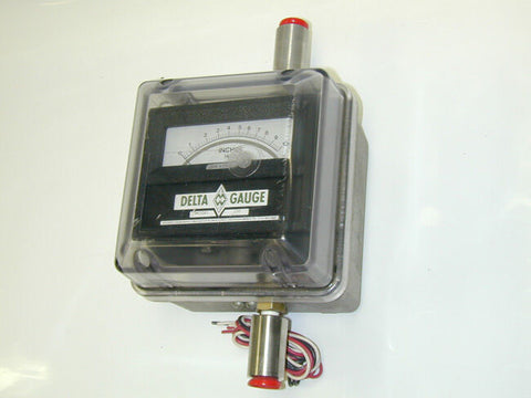 MIDWEST INSTRUMENTS DELTA GAUGE 130 DIAPHRAGM TYPE DIFFERENTIAL PRESSURE GAUGE