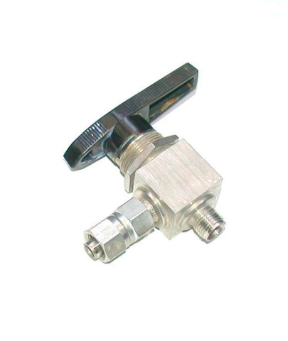 WHITEY  SS-44S6-A-1466  STAINLESS STEEL  BALL VALVE W/LOCK NUT 200 PSI 13.8 BAR
