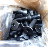 Fastenal 1124287 3/8"-16x1-1/4" Black Oxide Flat Socket Hex Screw - Box of (50)