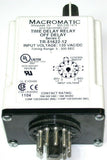 Up to 3 Macromatic Time Delay Relay 3-300 Seconds 120VAC/DC TR-51622-12