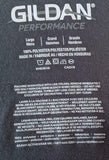 Gildan Performance Men's 3 Graphic Short Sleeve Gray Polyester Shirt Size Large