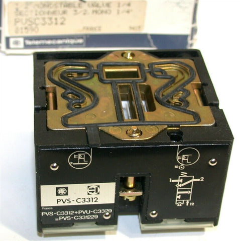 Telemecanique Master supply valve 3/2 - size 1/4" Single Solenoid PVS-C3312