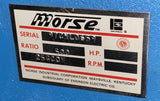 Morse 25GCDV Vertical Shaft Gear Reducer 500:1 Ratio