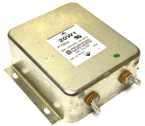 CORCOM 20W1 EMI FILTER 20 AMP 120/250 VOLT 50/60 HZ