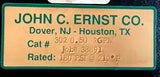 John C. Ernst Co. 302 Flow Meter 0-2 GPM Rated For 180 PSI @ 212°F