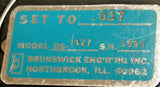 Brunswick 90 - 127 Degrees Dialsink 0 To 1" Chamfer Gage DS-1127