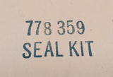 Racine 778359 Seal Kit For Model SV-10 & SV-15 Variable Volume Silentvane Pumps
