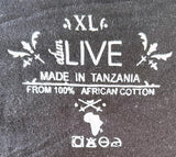 Edun Live Men's Jay-Z Tour 2010 Graphic Short Sleeve Black Shirt Size XL