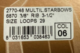 Brizzolari Premium 3-1/2" Teal Star Gift Bow 3/8" Ribbon 29 Loop 48 Count