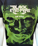 Men's The Black Eyed Peas The End Graphic Black Short Sleeve Shirt Size Large