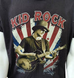 Hanes Men's Kid Rock US Tour 2011 Graphic Black Short Sleeve Shirt Size Large