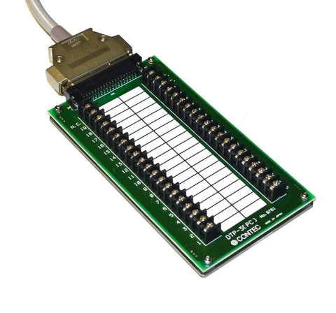 CONTEC DTP-3 (PC) TERMINAL BOARD 37 CONNECTIONS WITH 37 PIN CABLE