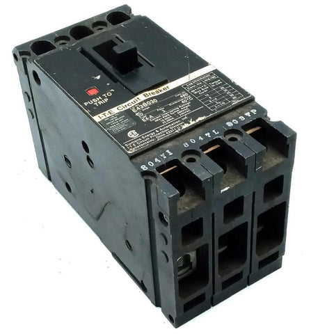 Siemens ITE E43B030 3 Pole Circuit Breaker 30A 480VAC 3 PH Bolt-On Mount