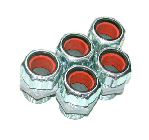 Thomas & Betts  Lot of 5 New Strain Relief Straight Cord Connectors 1"