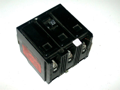 VERY NICE WESTINGHOUSE 50 AMP 3 POLE 240 V CIRCUIT BREAKER QNP-3030