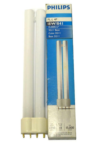 NEW PHILIPS PL-L TWIN-TUBE COMPACT LIGHT BULB  18 WATTS
