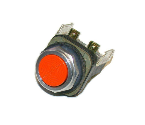 NEW ALLEN BRADLEY 30.5 MM ORANGE FLUSH PUSHBUTTON MODEL 800T-A3B