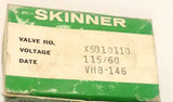 New Skinner X5D10110  Solenoid Valve 110/120 VAC 60 Hz 1/8 NPT 50 PSI